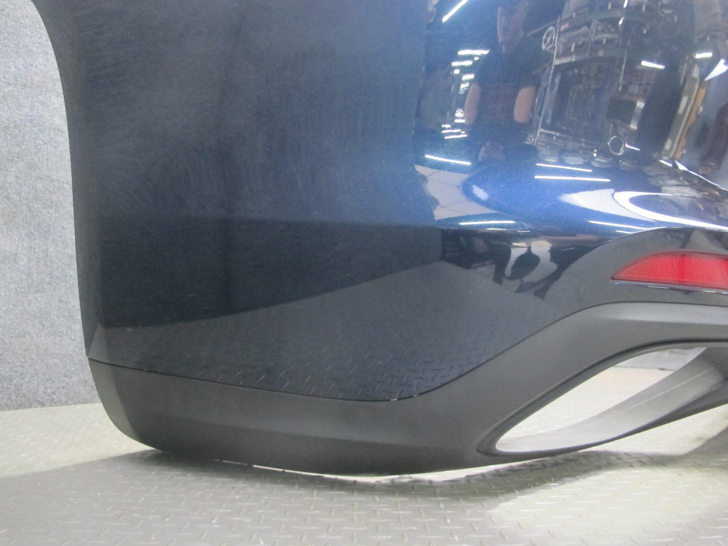 17-23 Porsche Panamera S 971 Rear Bumper Cover w PDC Night Blue Metallic