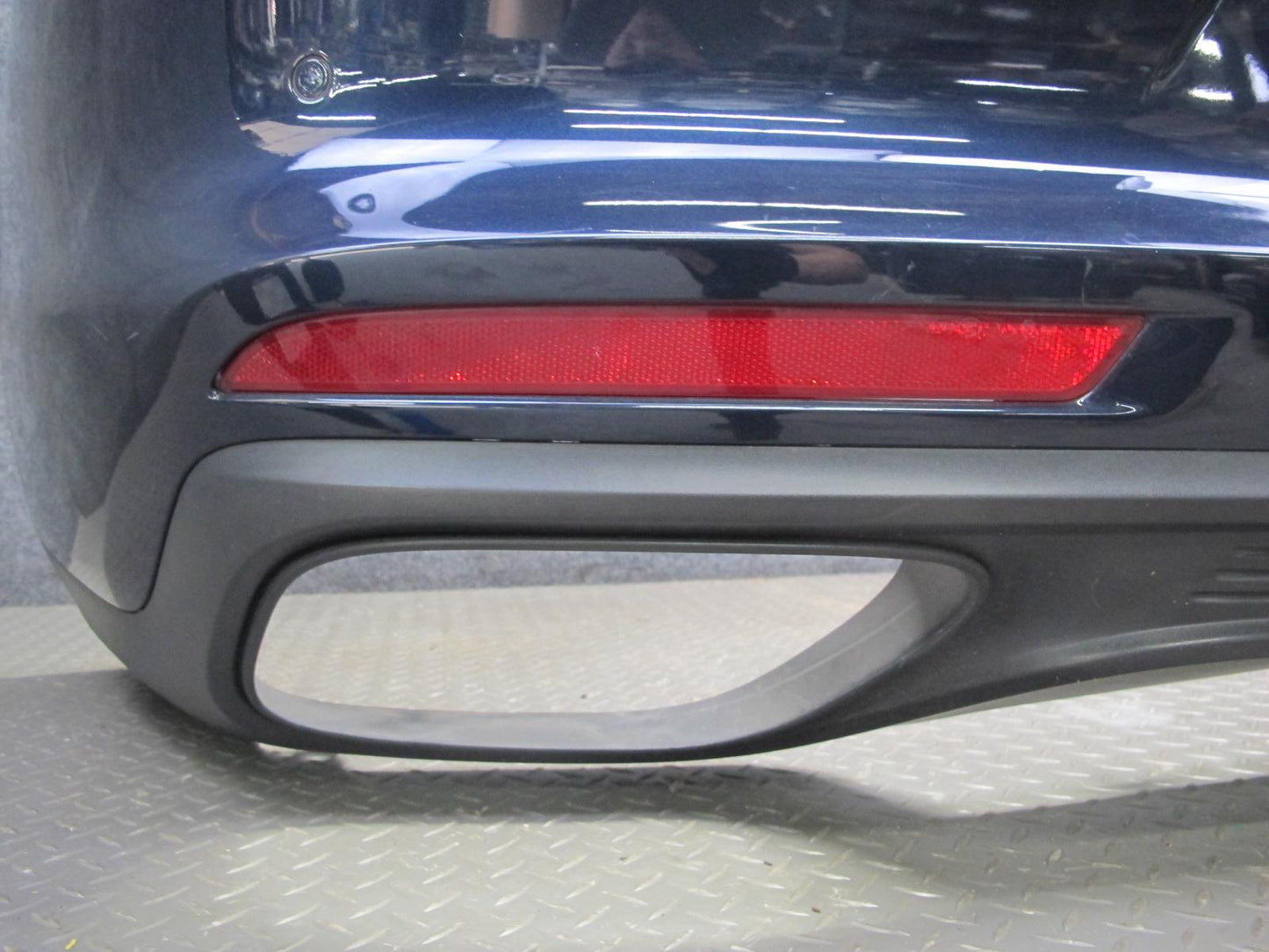 17-23 Porsche Panamera S 971 Rear Bumper Cover w PDC Night Blue Metallic