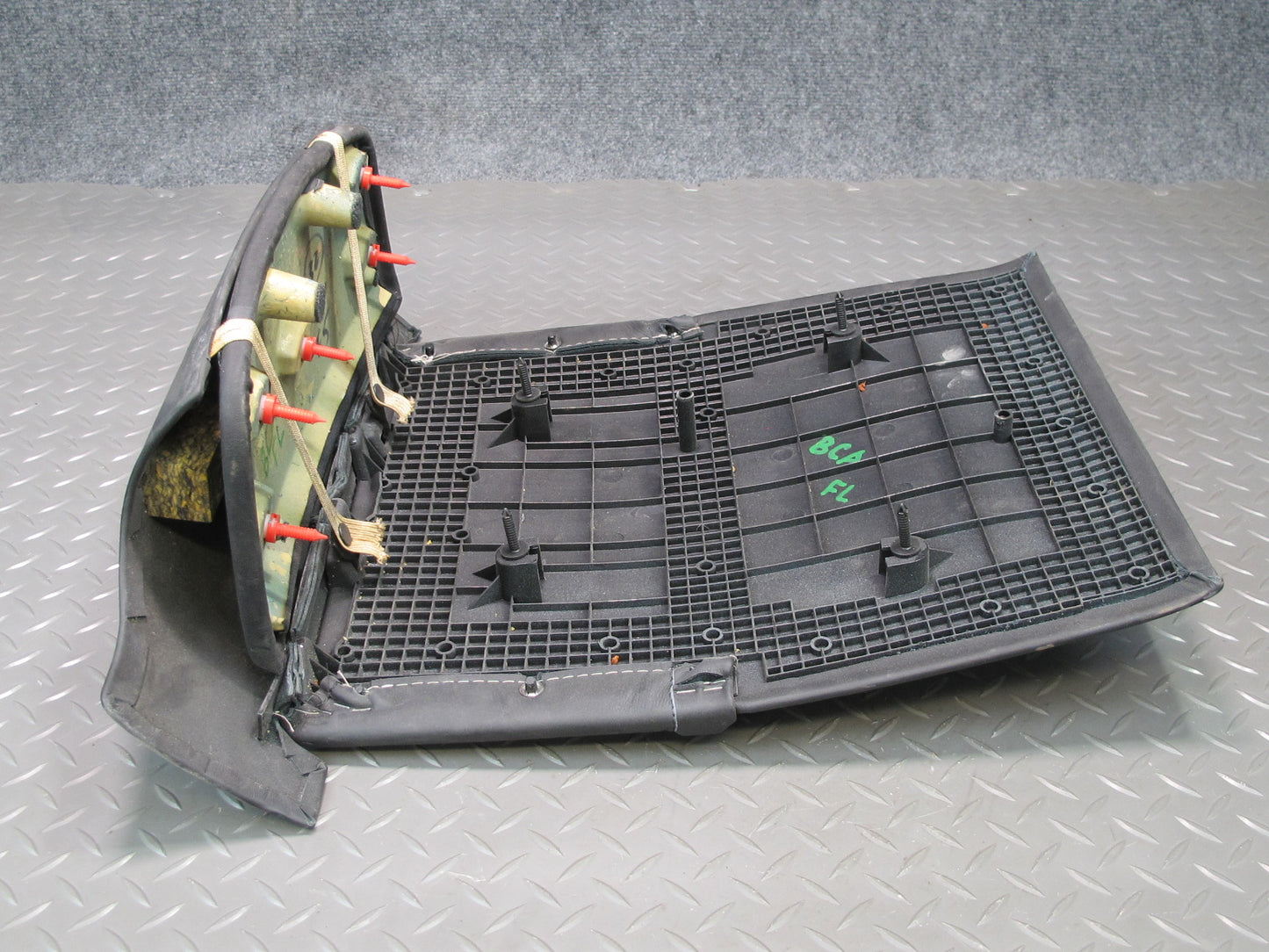 06-12 Bentley Continental Flying Front Left Seat Back Trim Cover Panel Set