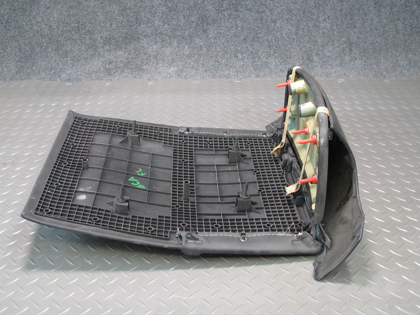 06-12 Bentley Continental Flying Front Left Seat Back Trim Cover Panel Set