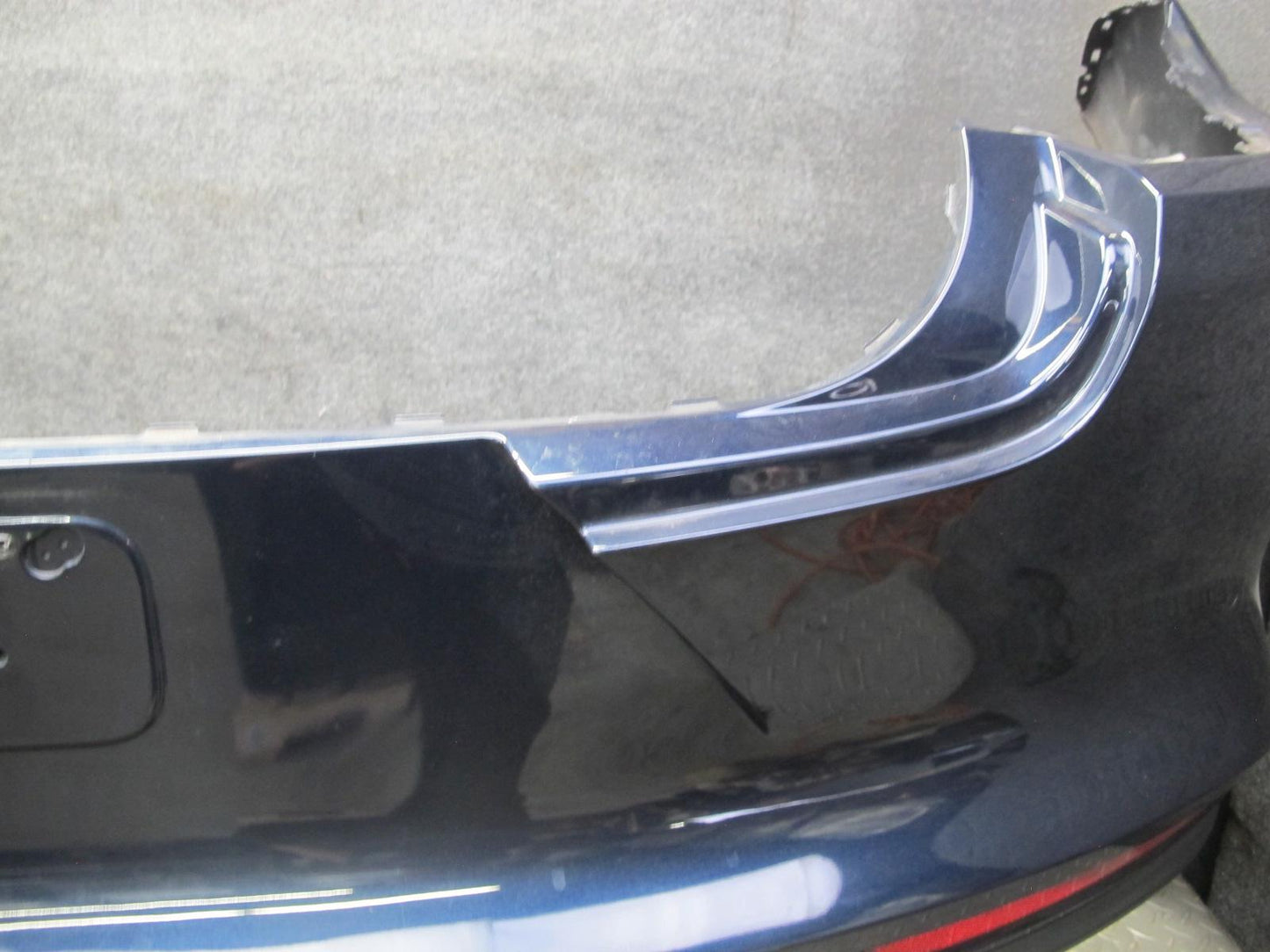 17-23 Porsche Panamera S 971 Rear Bumper Cover w PDC Night Blue Metallic