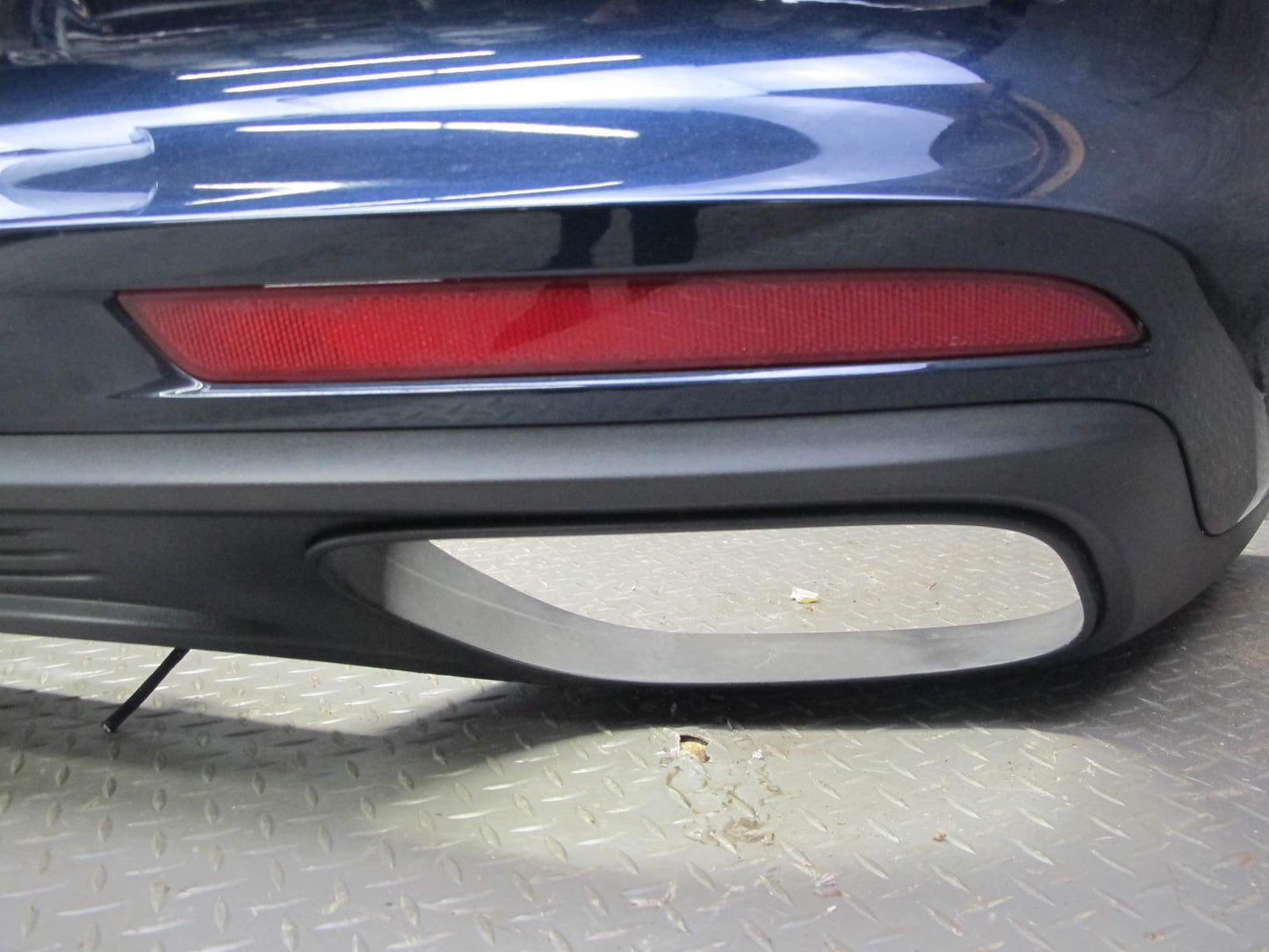 17-23 Porsche Panamera S 971 Rear Bumper Cover w PDC Night Blue Metallic