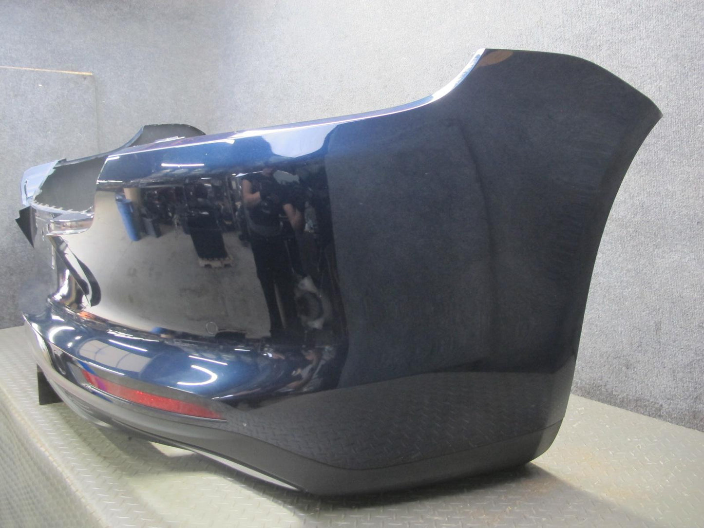 17-23 Porsche Panamera S 971 Rear Bumper Cover w PDC Night Blue Metallic