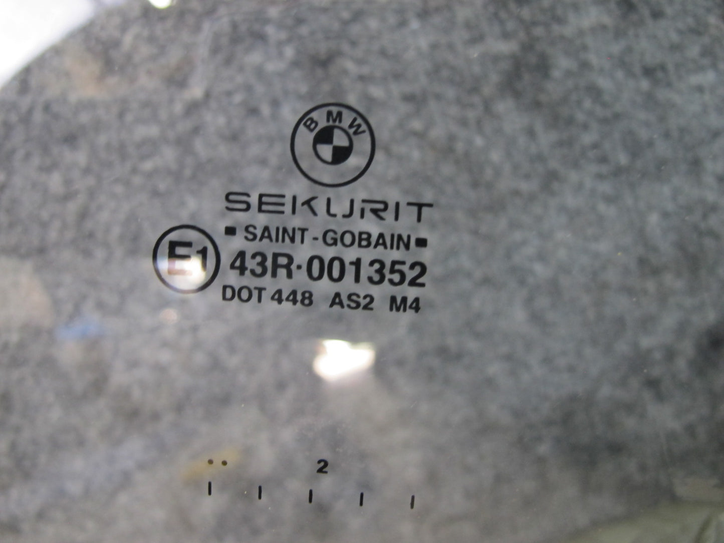 2001-2006 BMW E46 Convertible Rear Left Driver Side Quarter Glass Window