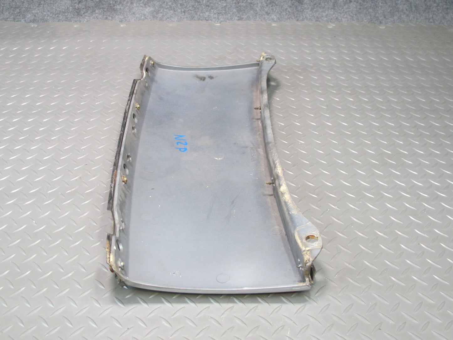 1990 Nissan Z32 300ZX Front Bumper Nose Trim Cover Panel Silver 62310-30P10 OEM