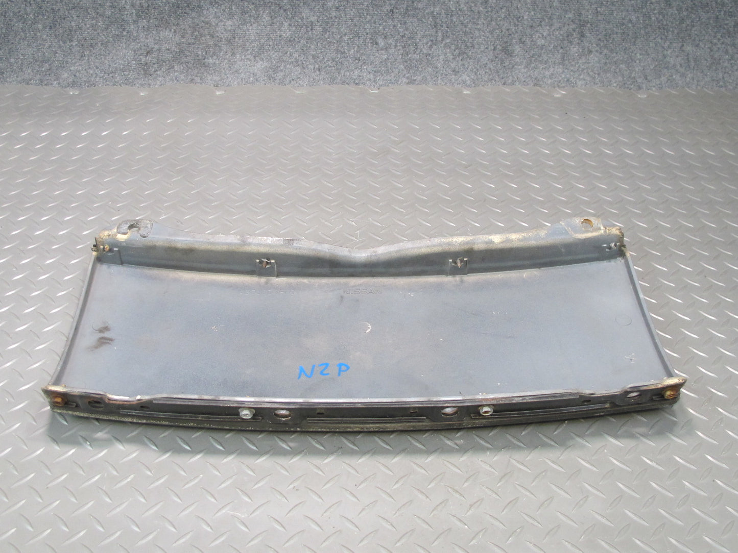 1990 Nissan Z32 300ZX Front Bumper Nose Trim Cover Panel Silver 62310-30P10 OEM