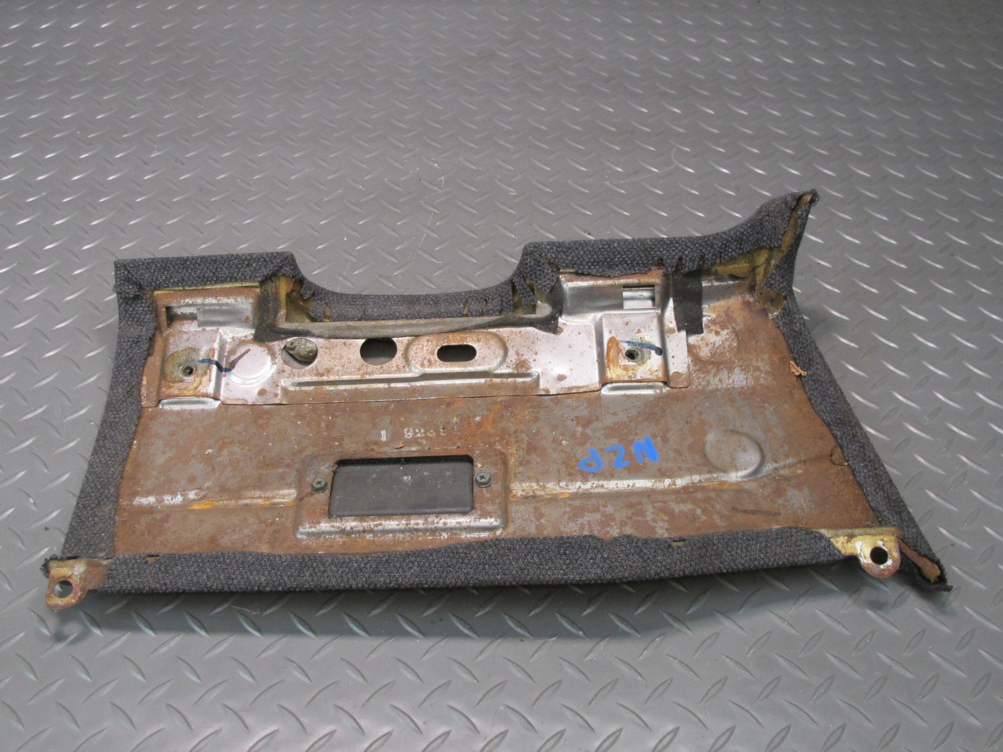 90-91 Nissan Z32 300ZX Dash Front Left Lower Knee Trim Cover Panel Gray OEM