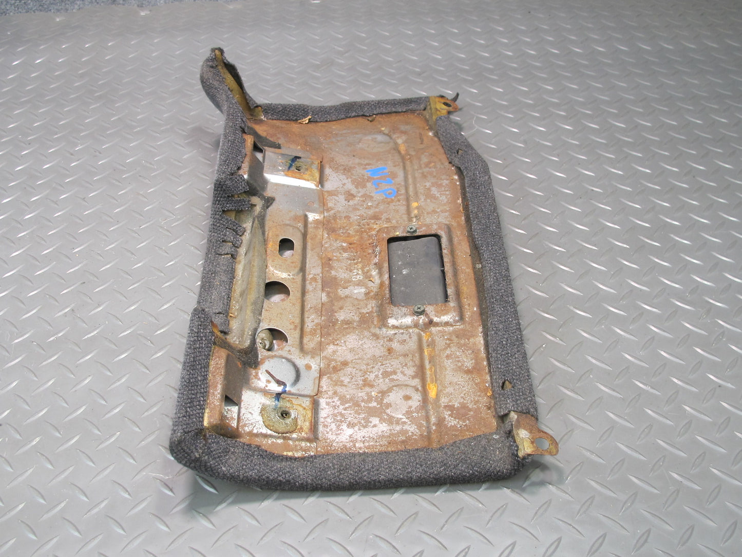 90-91 Nissan Z32 300ZX Dash Front Left Lower Knee Trim Cover Panel Gray OEM