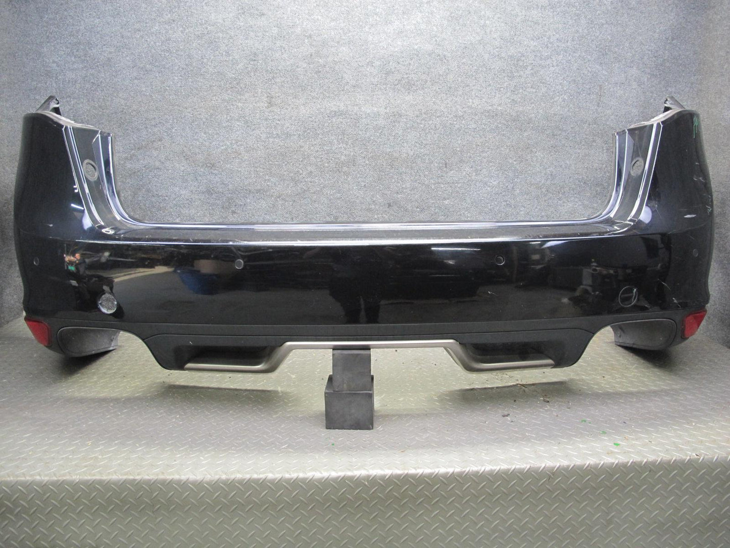 2011-2014 Porsche Cayenne 958 Rear Bumper Panel Cover W/ PDC Sensors Black