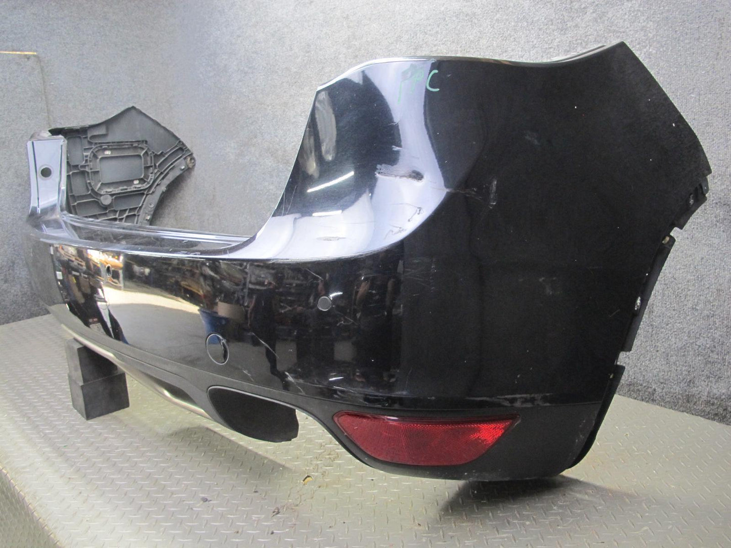 2011-2014 Porsche Cayenne 958 Rear Bumper Panel Cover W/ PDC Sensors Black