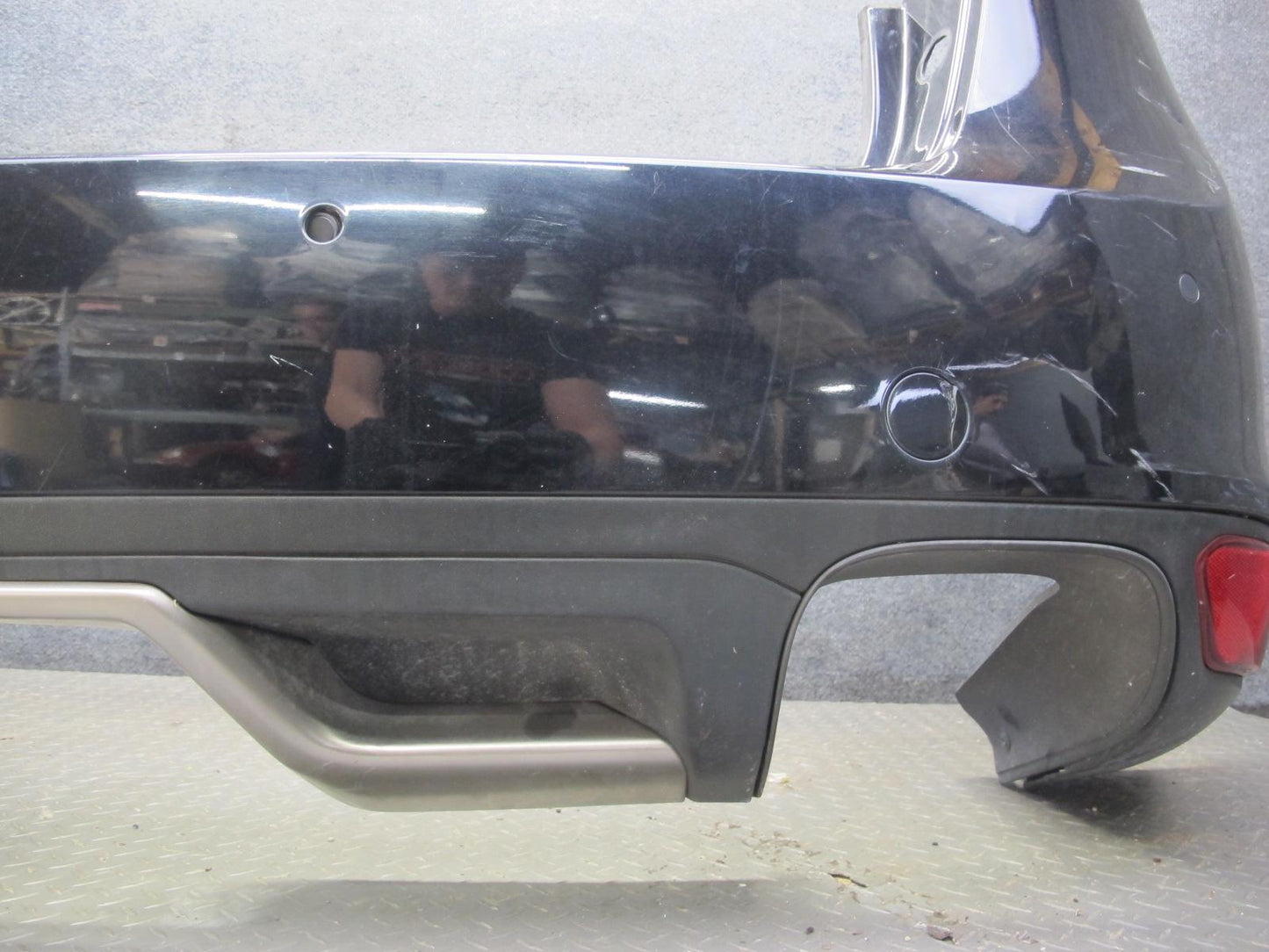 2011-2014 Porsche Cayenne 958 Rear Bumper Panel Cover W/ PDC Sensors Black