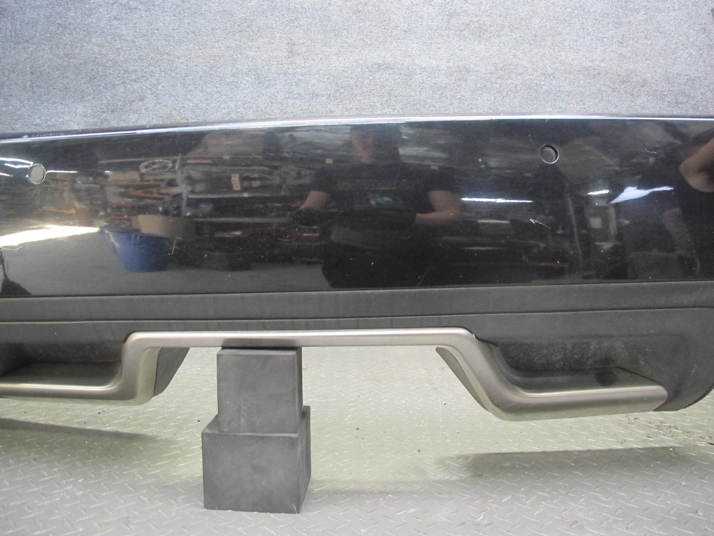 2011-2014 Porsche Cayenne 958 Rear Bumper Panel Cover W/ PDC Sensors Black