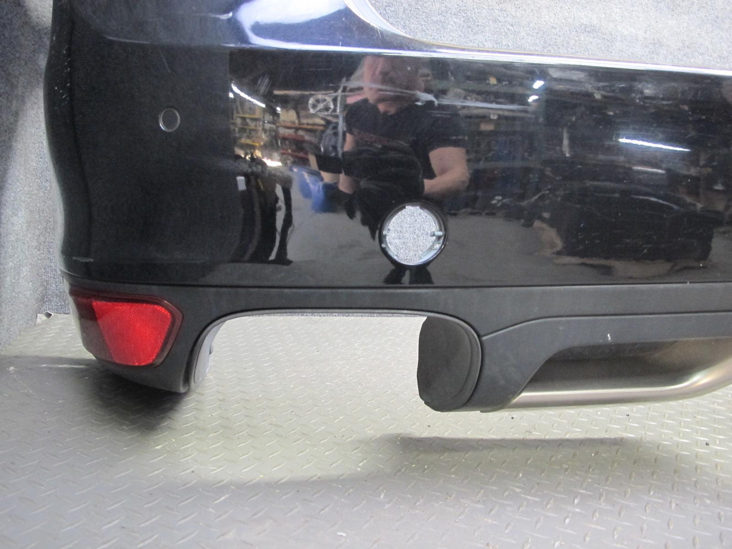 2011-2014 Porsche Cayenne 958 Rear Bumper Panel Cover W/ PDC Sensors Black