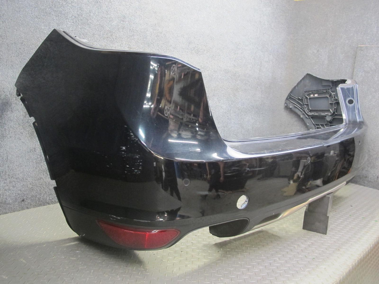 2011-2014 Porsche Cayenne 958 Rear Bumper Panel Cover W/ PDC Sensors Black