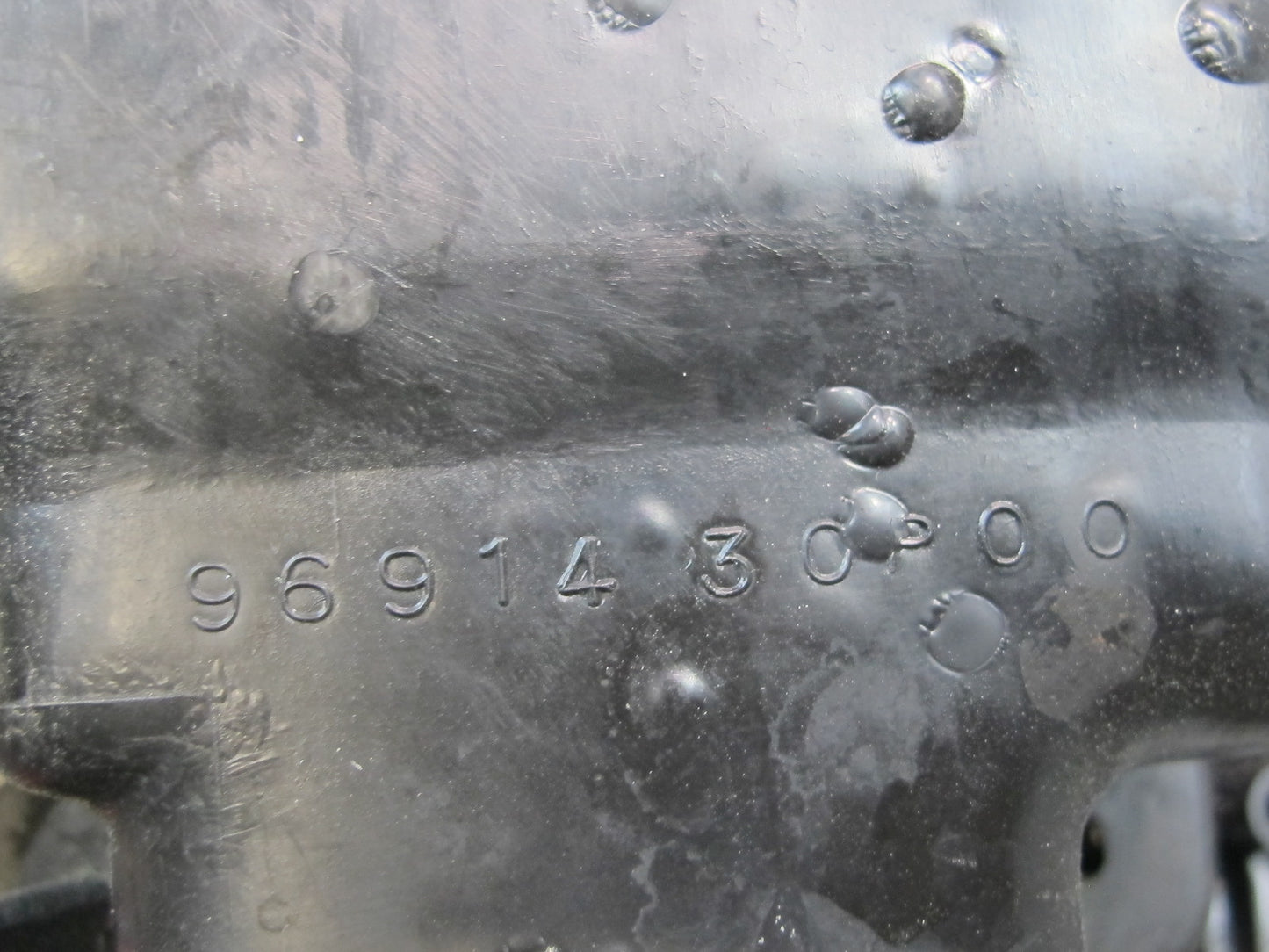 90-96 Nissan Z32 300ZX Center Console Shifter Storage Trim Cover Panel Black OEM