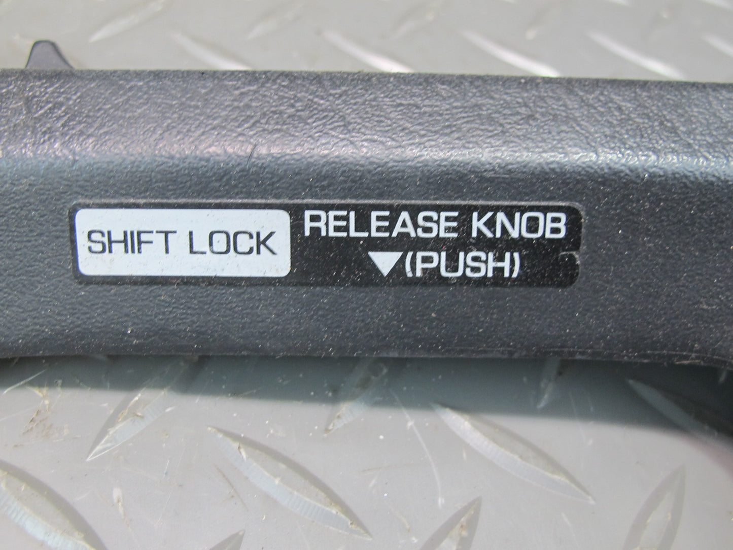 90-96 Nissan Z32 300ZX Center Console Shifter Storage Trim Cover Panel Black OEM