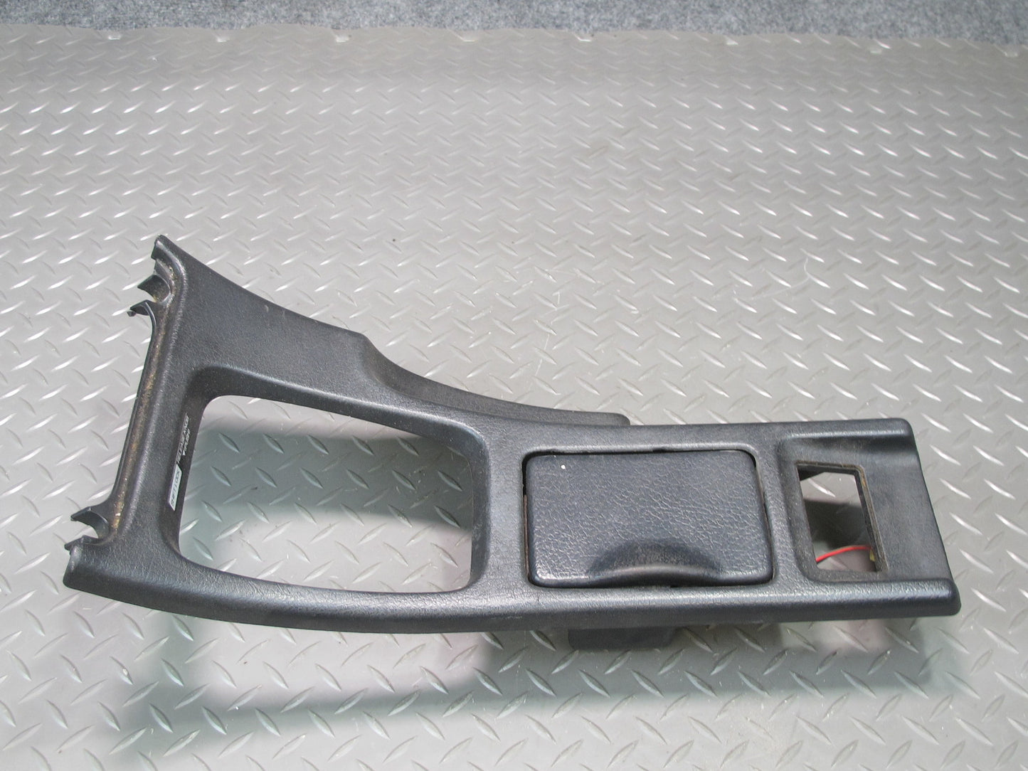 90-96 Nissan Z32 300ZX Center Console Shifter Storage Trim Cover Panel Black OEM