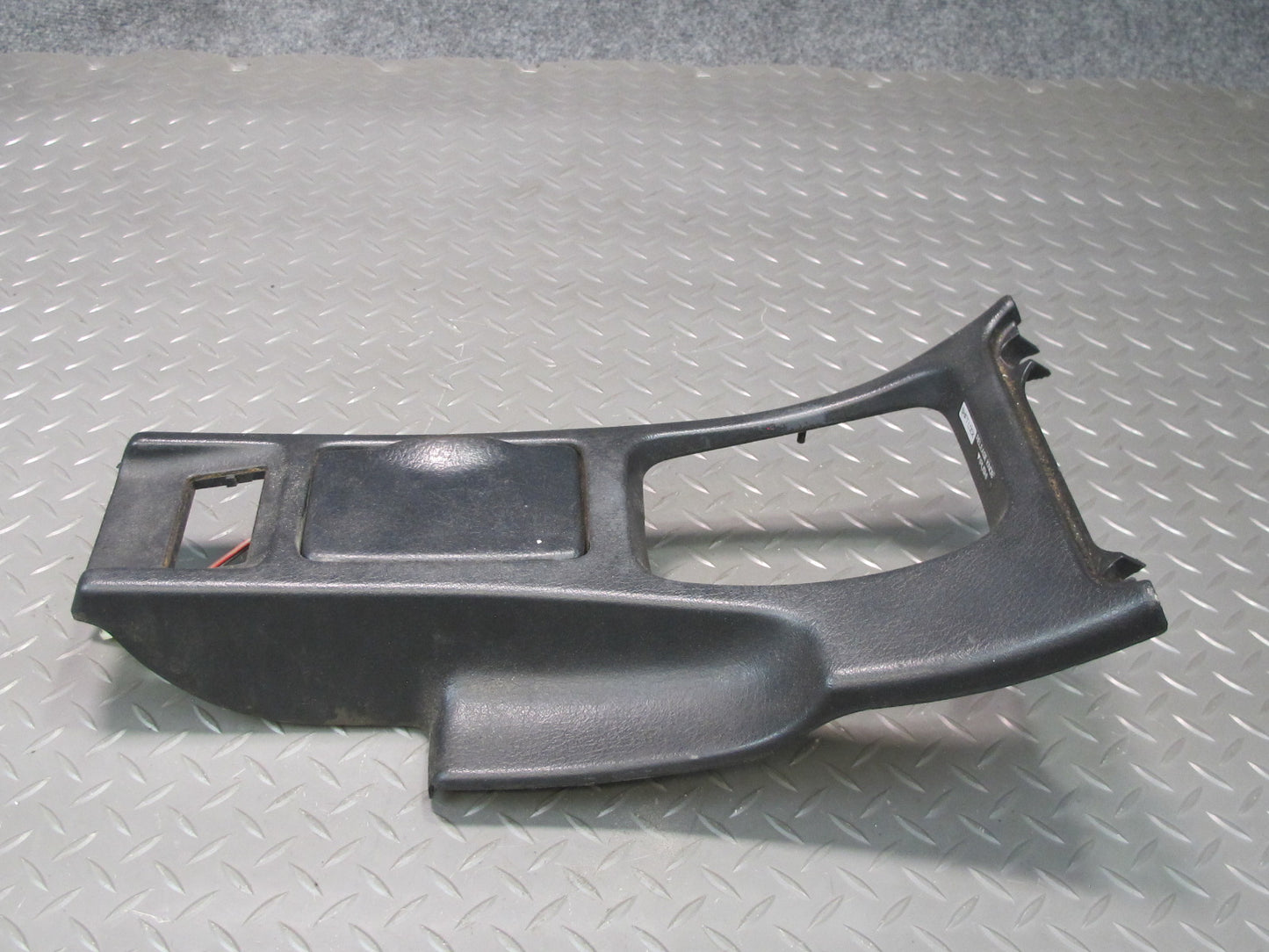 90-96 Nissan Z32 300ZX Center Console Shifter Storage Trim Cover Panel Black OEM