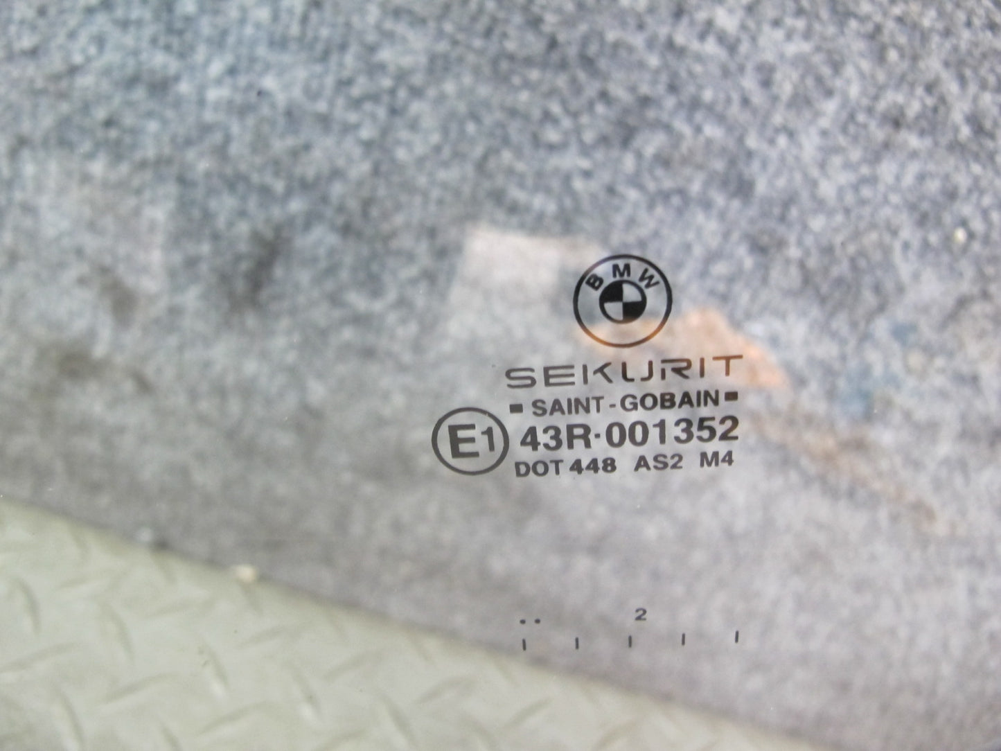 01-06 BMW E46 330ci Convertible Rear Right Pass Side Quarter Glass Window OEM