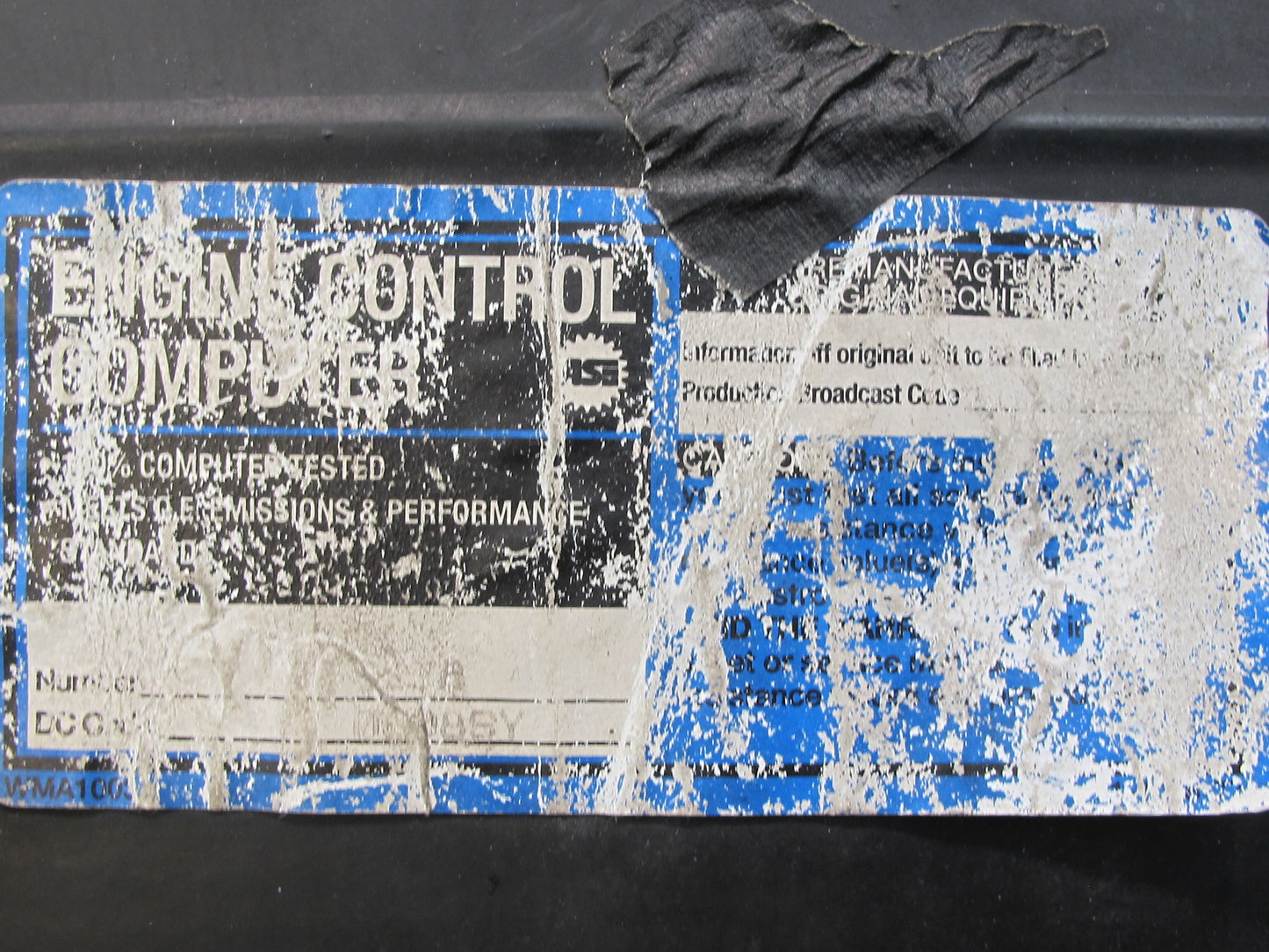 92-94 Chevrolet Corvette C4 Engine ECU ECM Computer Control Module OEM