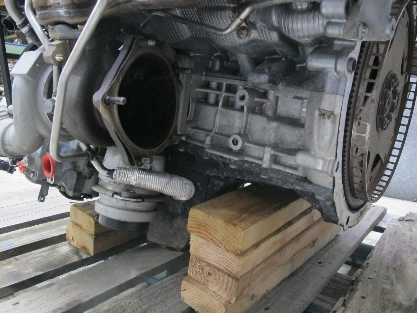 11-14 Porsche Cayenne 958 4.8L Turbo V8 M48.52 AWD Complete Engine Motor 123K