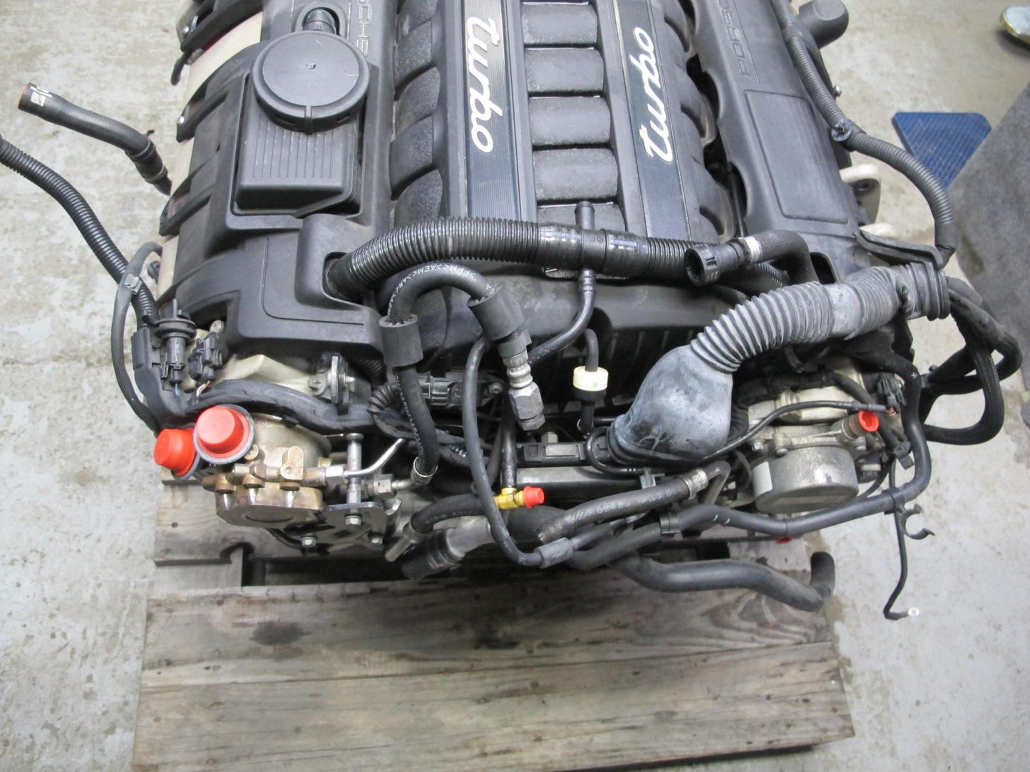 11-14 Porsche Cayenne 958 4.8L Turbo V8 M48.52 AWD Complete Engine Motor 123K