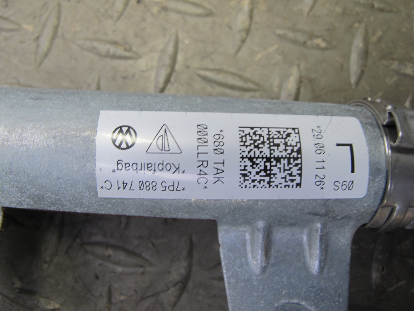 11-18 PORSCHE CAYENNE LEFT DRIVER SIDE ROOF SRS AIRBAG 7P5880741C OEM