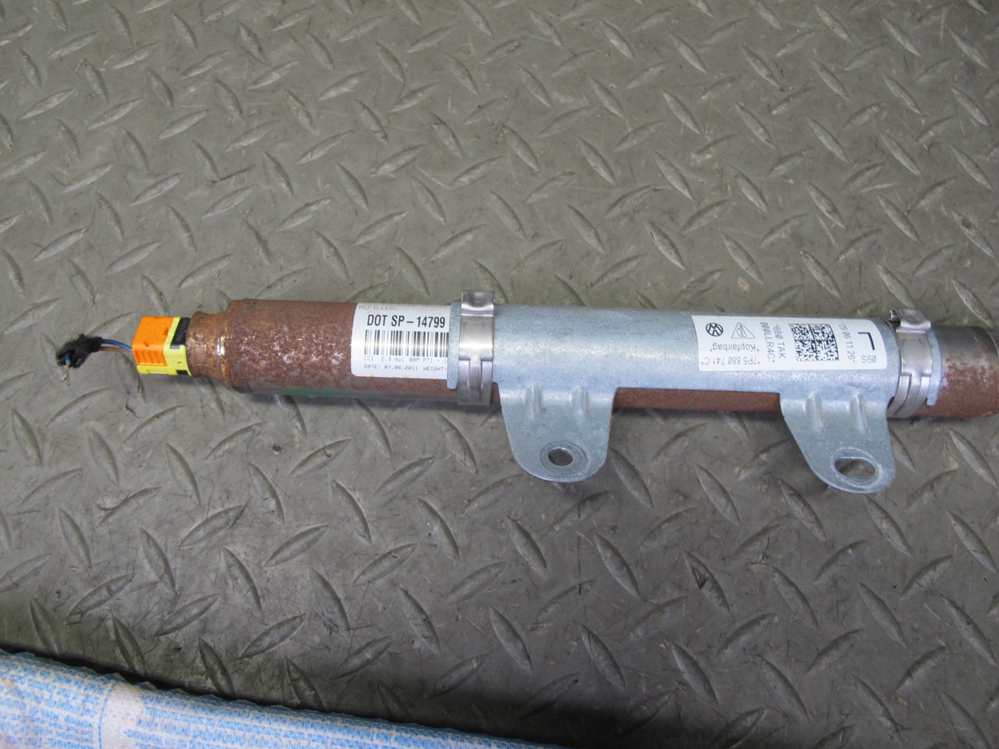 11-18 PORSCHE CAYENNE LEFT DRIVER SIDE ROOF SRS AIRBAG 7P5880741C OEM