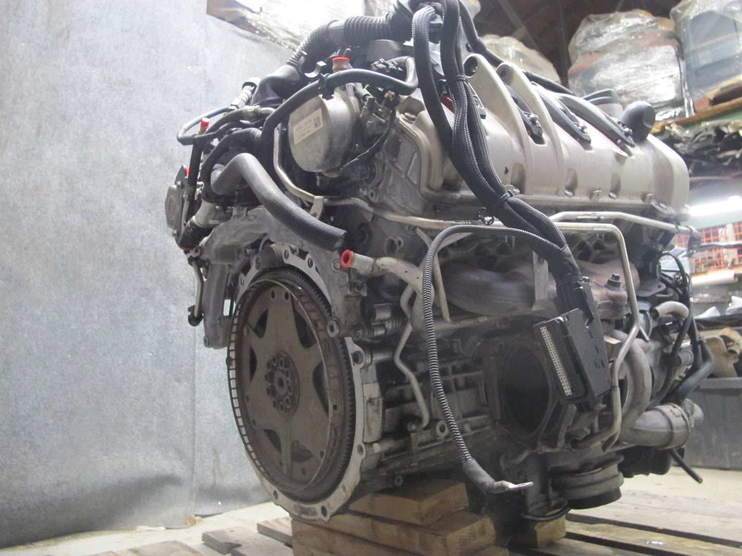 11-14 Porsche Cayenne 958 4.8L Turbo V8 M48.52 AWD Complete Engine Motor 123K