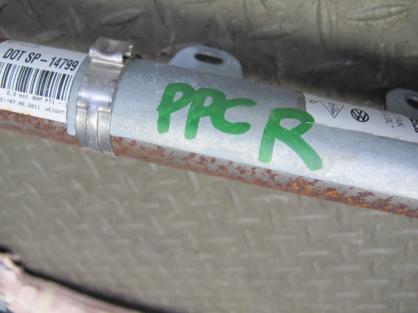 11-18 PORSCHE CAYENNE RIGHT PASSENGER SIDE ROOF SRS AIRBAG 7P5880742C OEM