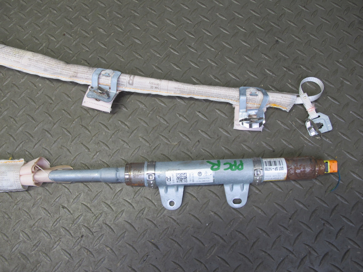 11-18 PORSCHE CAYENNE RIGHT PASSENGER SIDE ROOF SRS AIRBAG 7P5880742C OEM