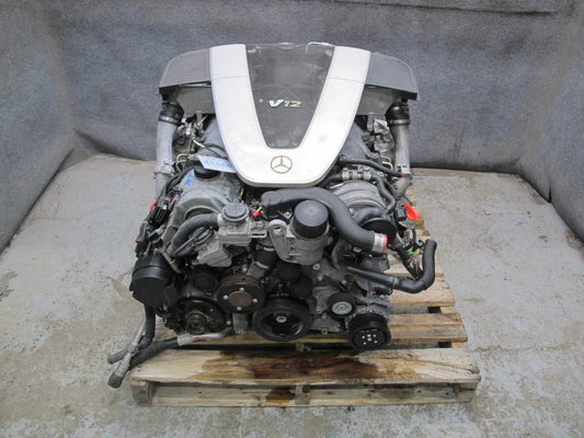 03-06 Mercedes R230 SL600 5.5L 275.951 M275 Engine Motor w Turbos 84k Miles