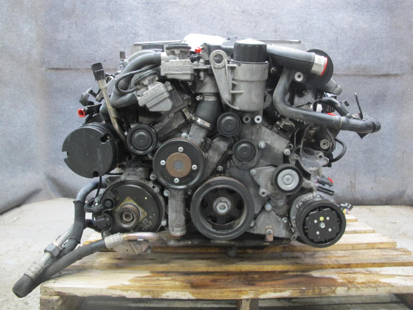 03-06 Mercedes R230 SL600 5.5L 275.951 M275 Engine Motor w Turbos 84k Miles