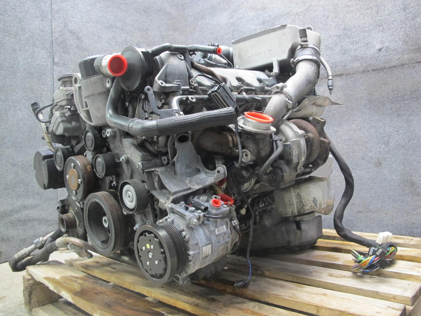 03-06 Mercedes R230 SL600 5.5L 275.951 M275 Engine Motor w Turbos 84k Miles