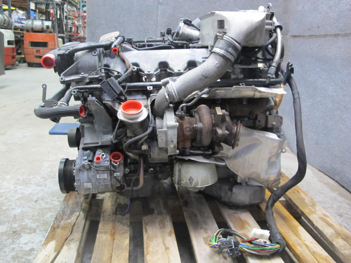 03-06 Mercedes R230 SL600 5.5L 275.951 M275 Engine Motor w Turbos 84k Miles