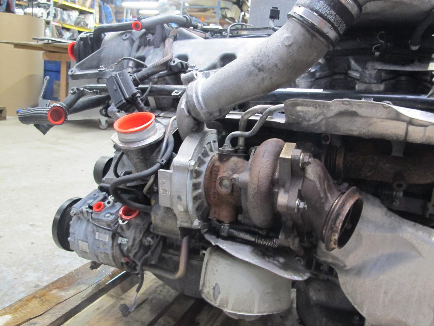 03-06 Mercedes R230 SL600 5.5L 275.951 M275 Engine Motor w Turbos 84k Miles