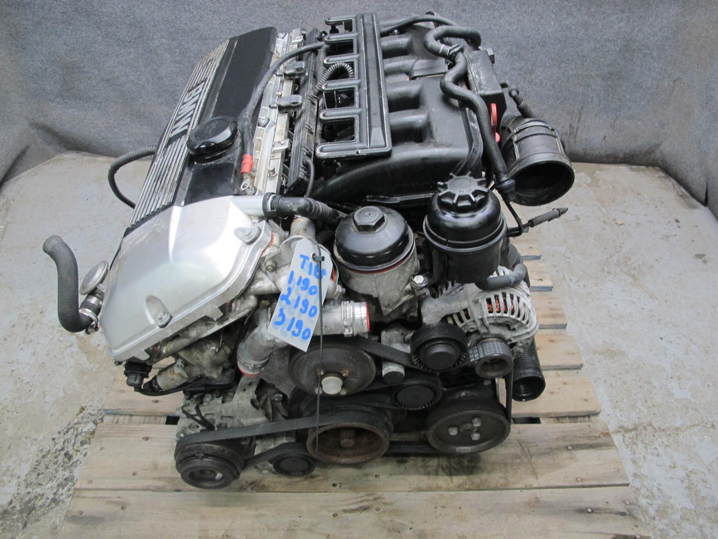 01-02 BMW E46 330ci 3.0L M54 M54B30 RWD Complete Engine Motor 124K Miles OEM