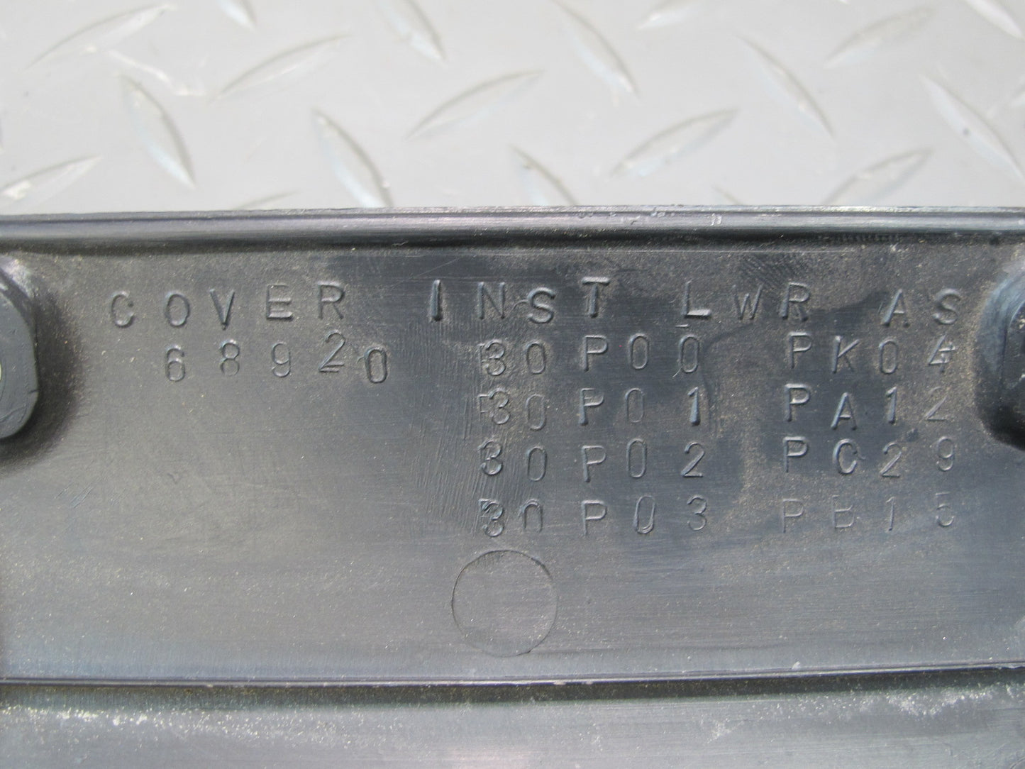 90-96 Nissan Z32 300ZX Dash Front Right Lower Trim Panel Black 68920-30P00 OEM