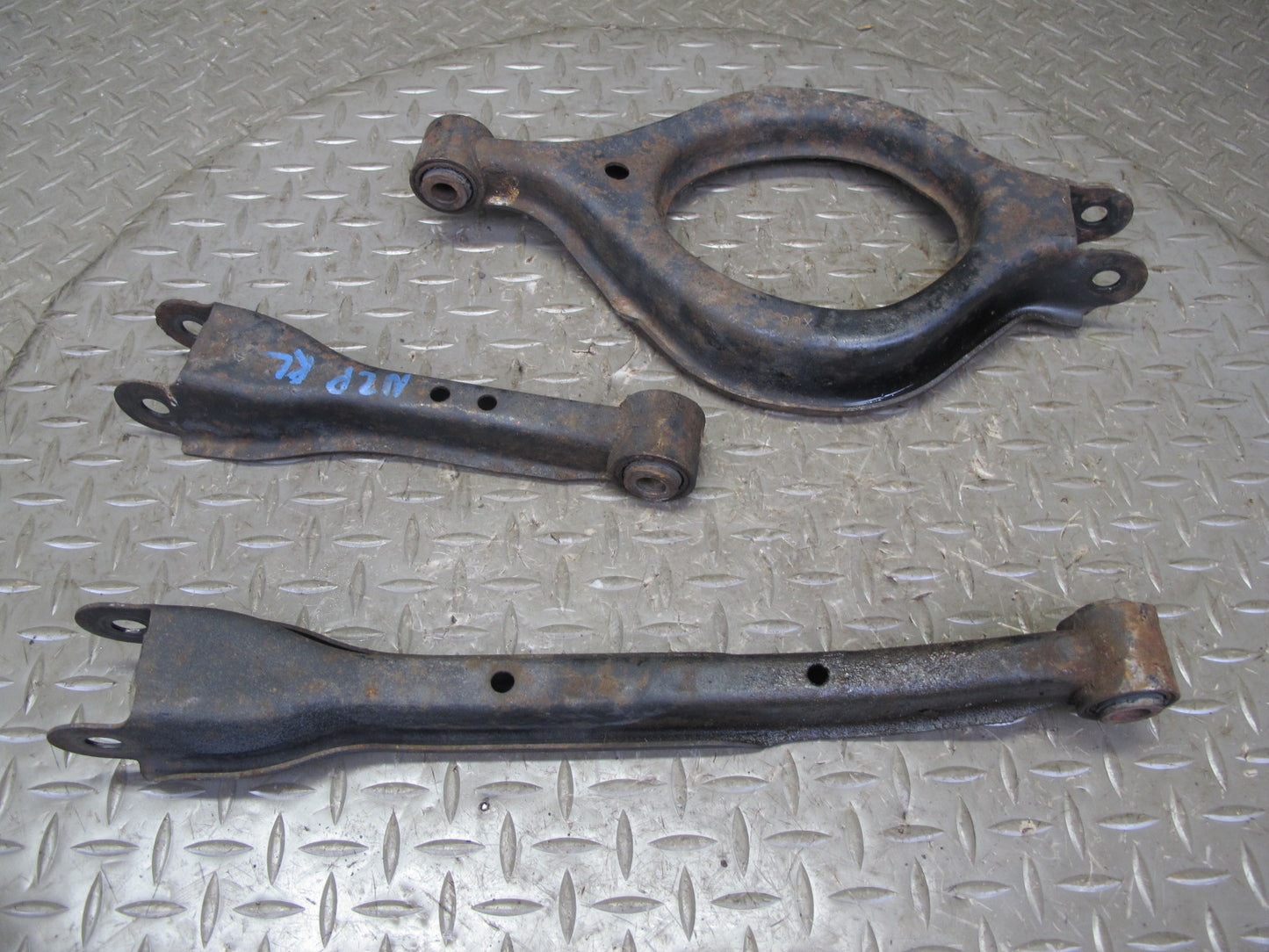 90-96 Nissan Z32 300ZX NON Turbo Set of 3 Rear Left Suspension Control Arm OEM