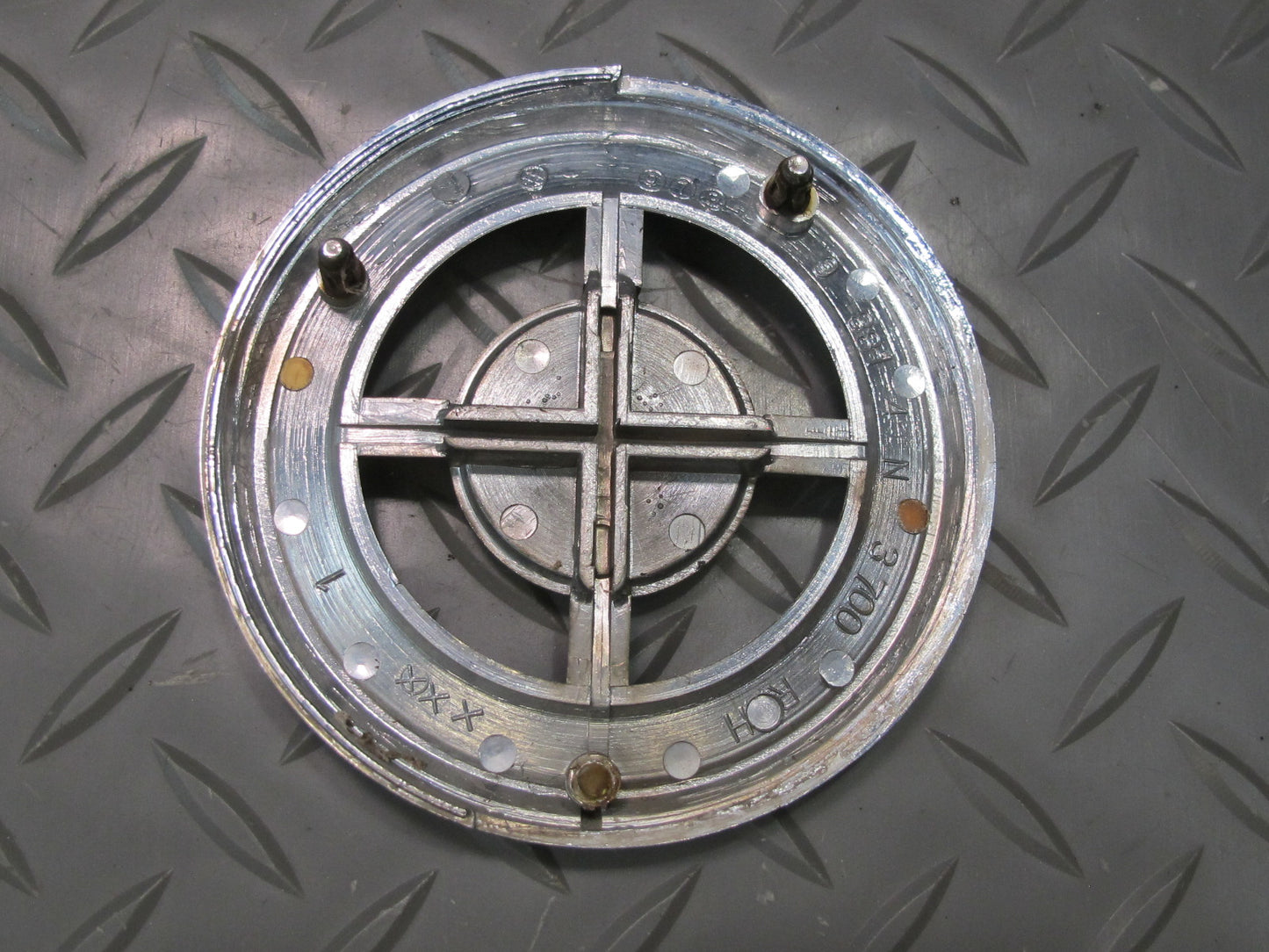 75-78 Datsun S30 280Z Set of 2 Rear Left & Right Side C Pillar Emblem Badge OEM