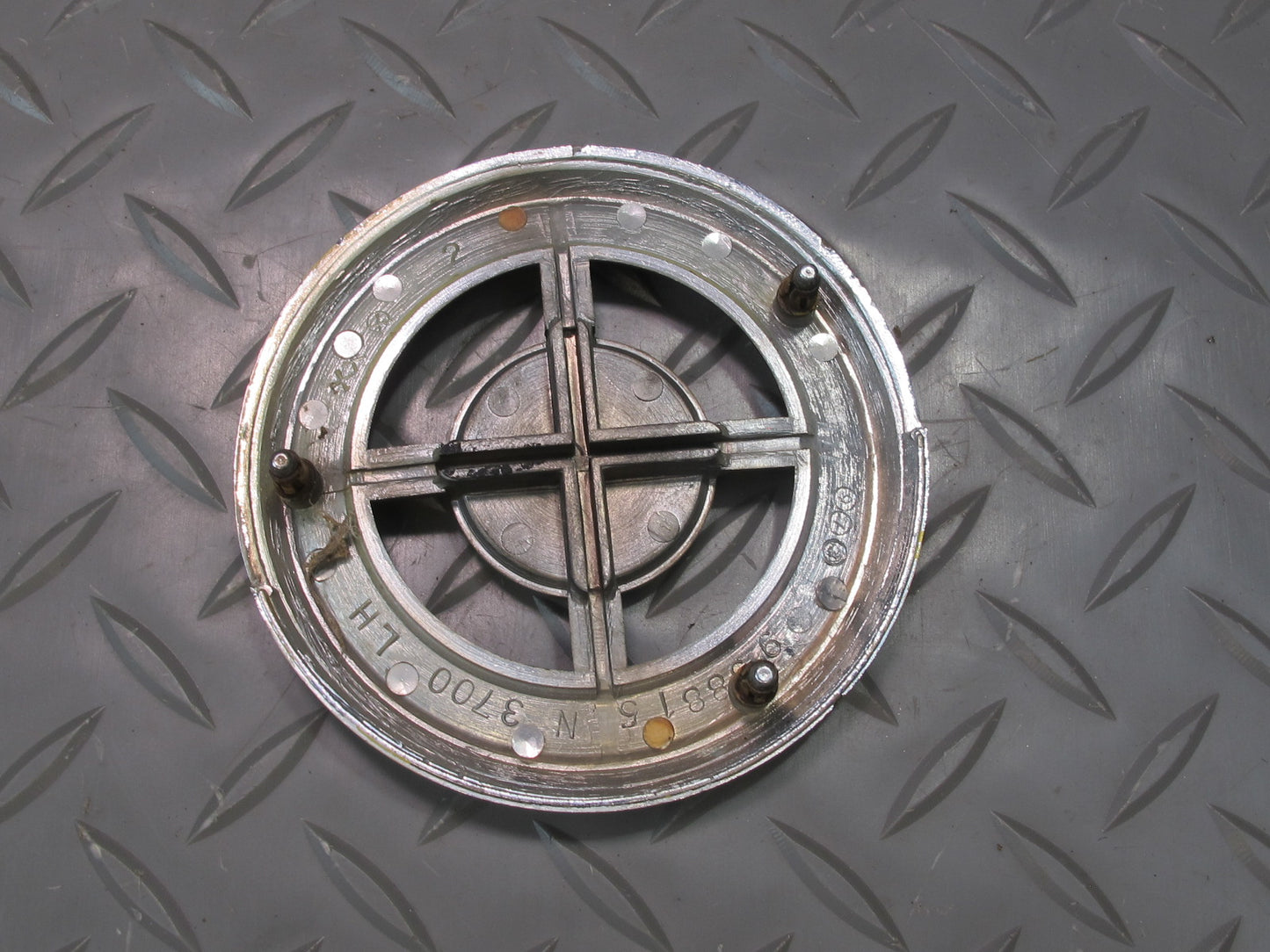 75-78 Datsun S30 280Z Set of 2 Rear Left & Right Side C Pillar Emblem Badge OEM