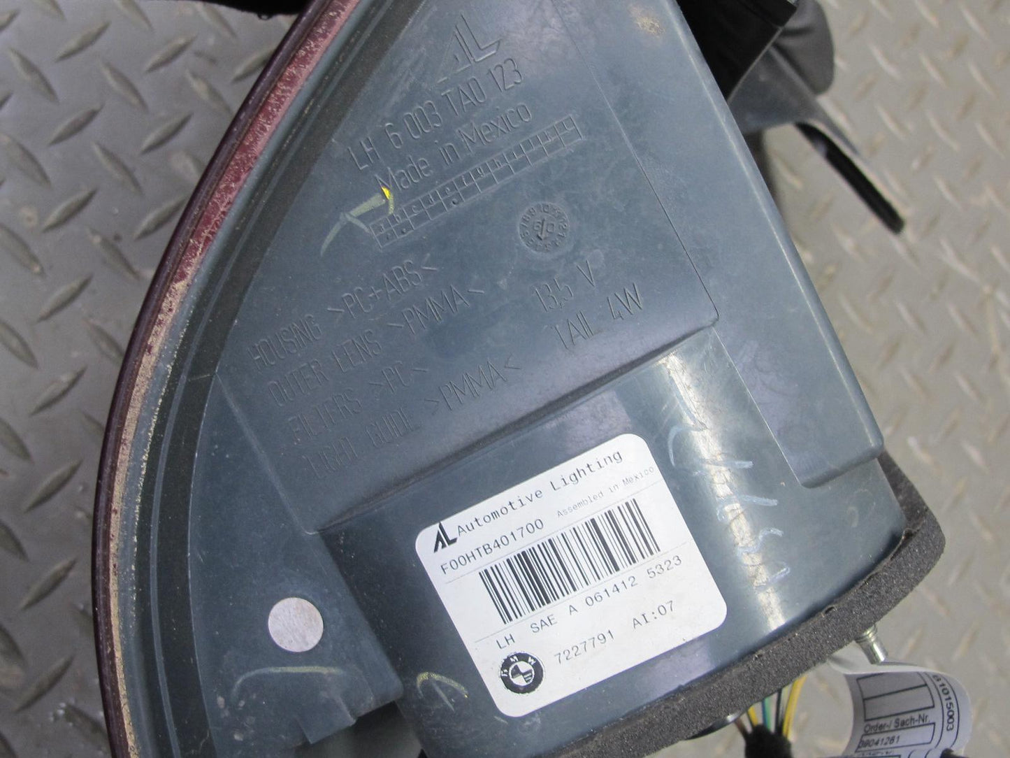 2011-2013 BMW E70 X5 Set of 4 Rear Left & Right Inner & Outer Tail Light Set