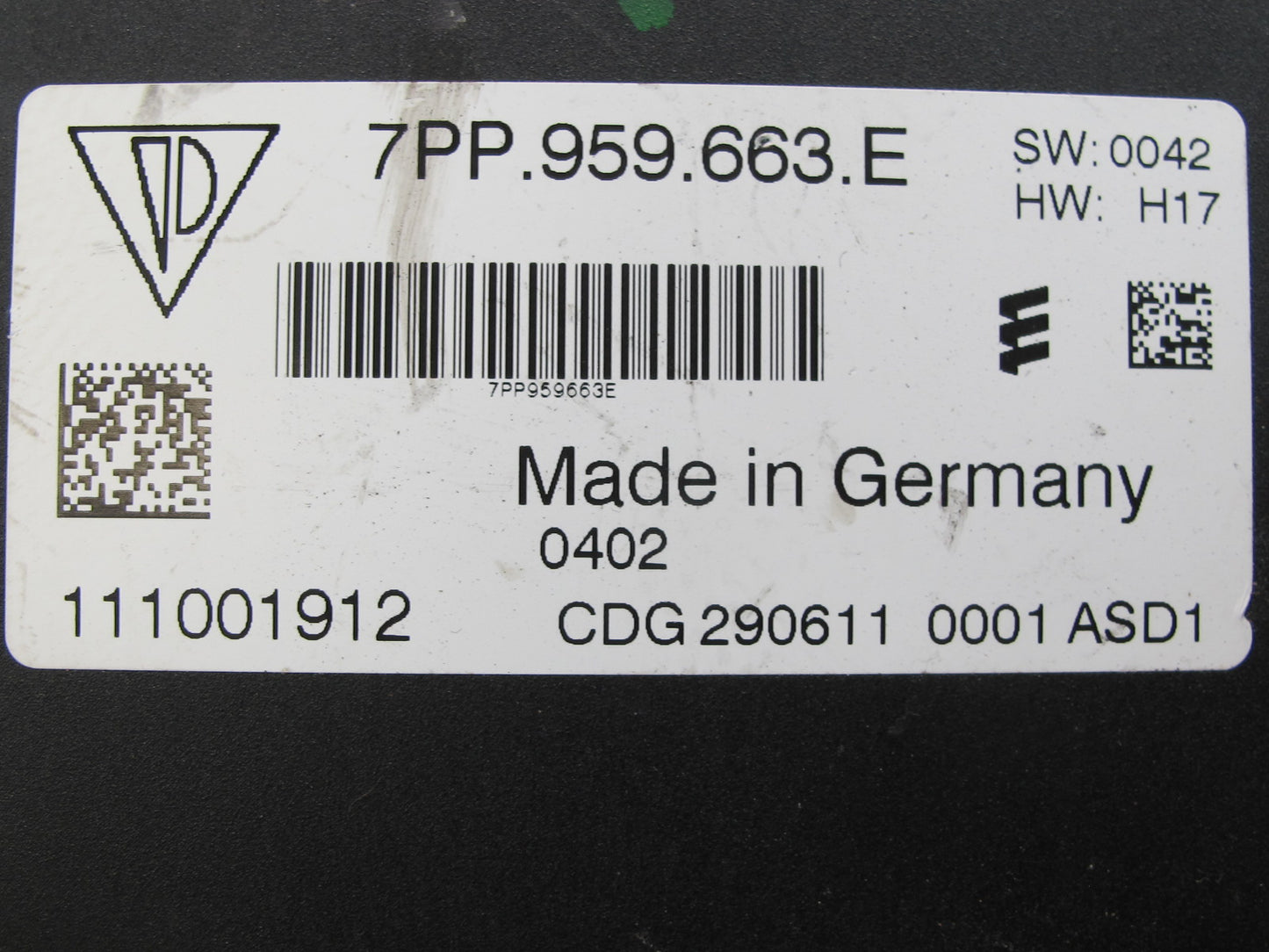 2011-2018 Porsche Cayenne 958 Voltage Power Inverter Converter Module Unit