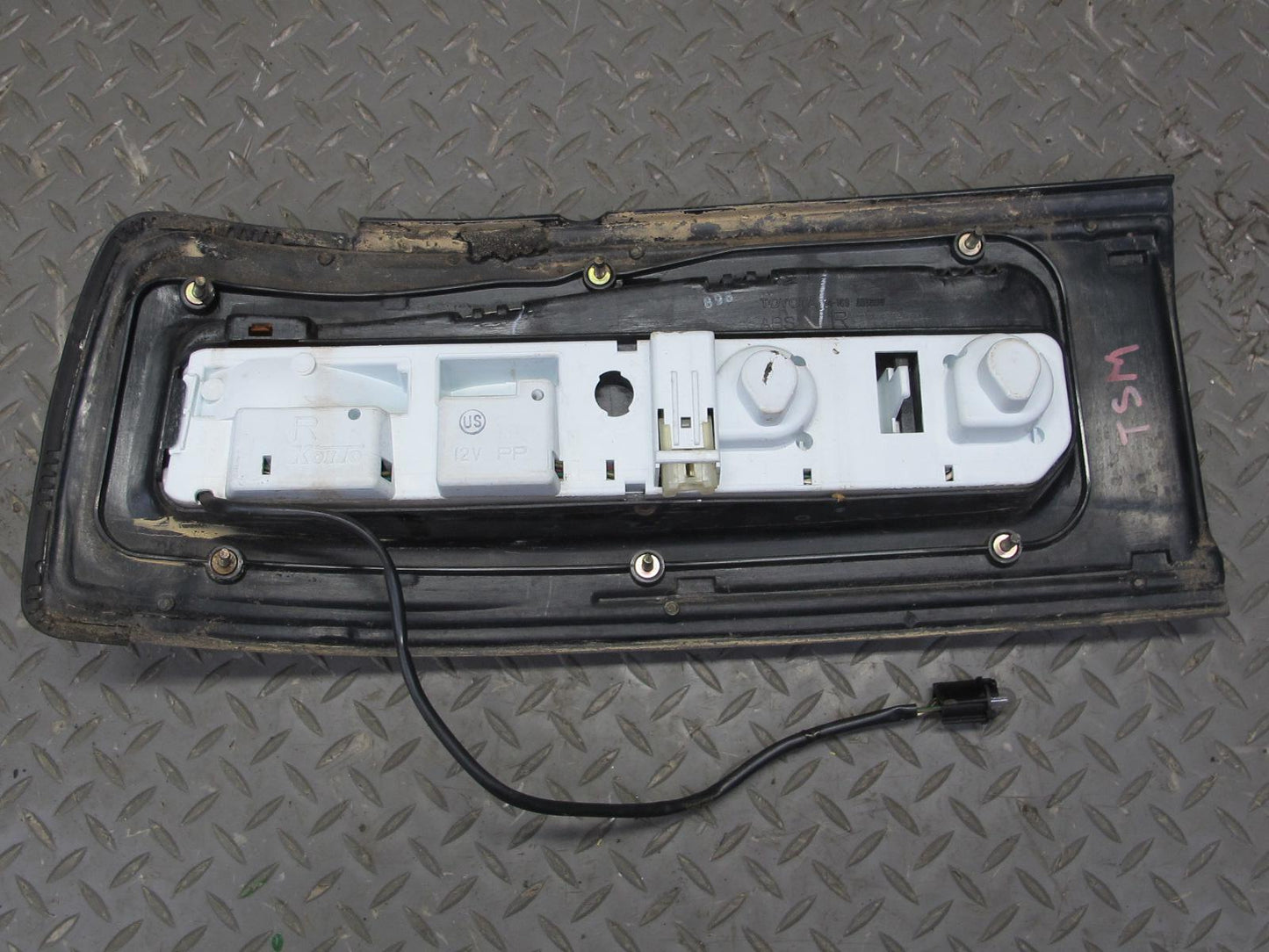 89-92 Toyota Supra MA70L MK3 Set of 3 Rear Left Center Right Tail Light Lamp OEM