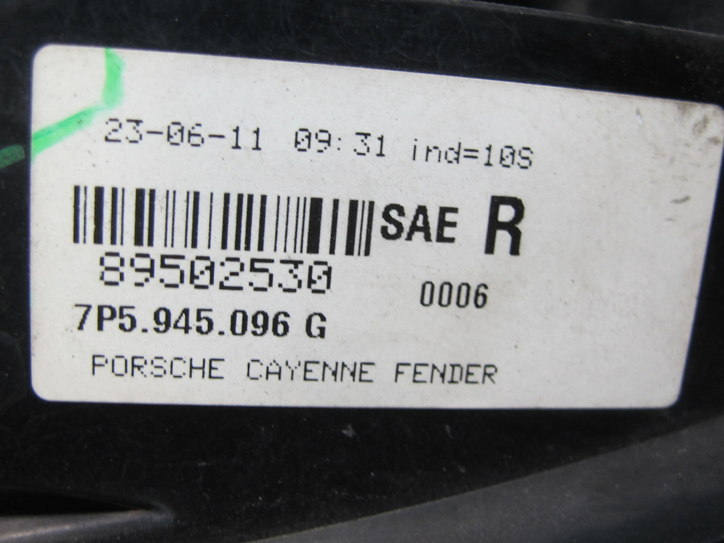 2011-2014 Porsche Cayenne 958 Rear Right Passenger Side Outer Tail Light Lamp