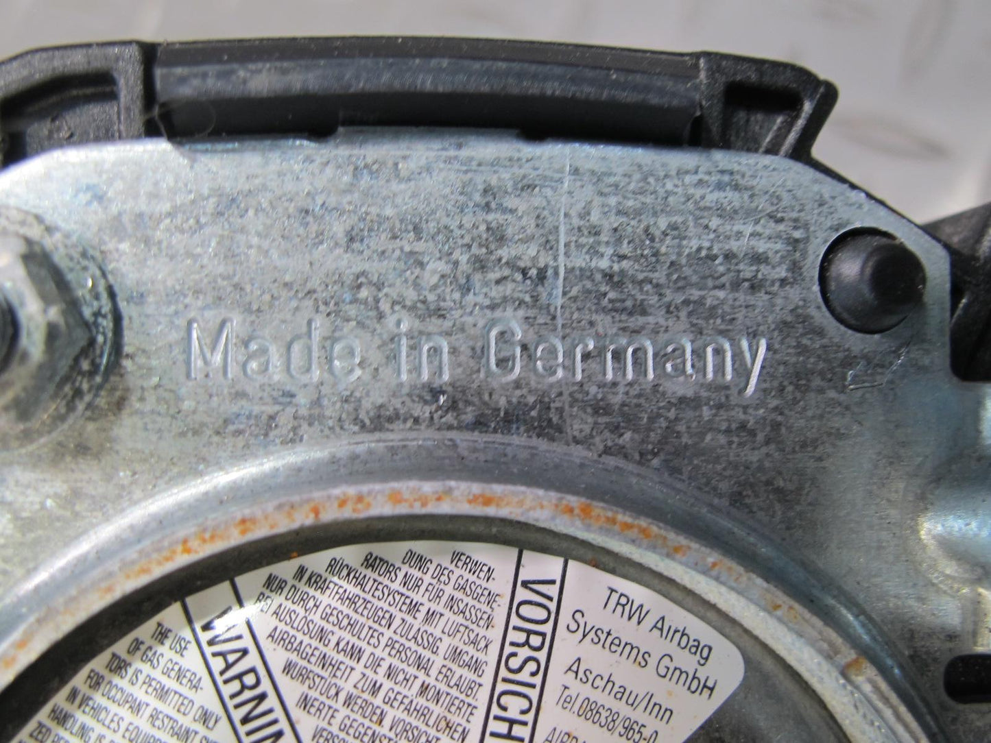 11-14 PORSCHE CAYENNE 958 FRONT LEFT DRIVER SIDE STEERING WHEEL SRS AIRBAG 7P5880201AA34 OEM