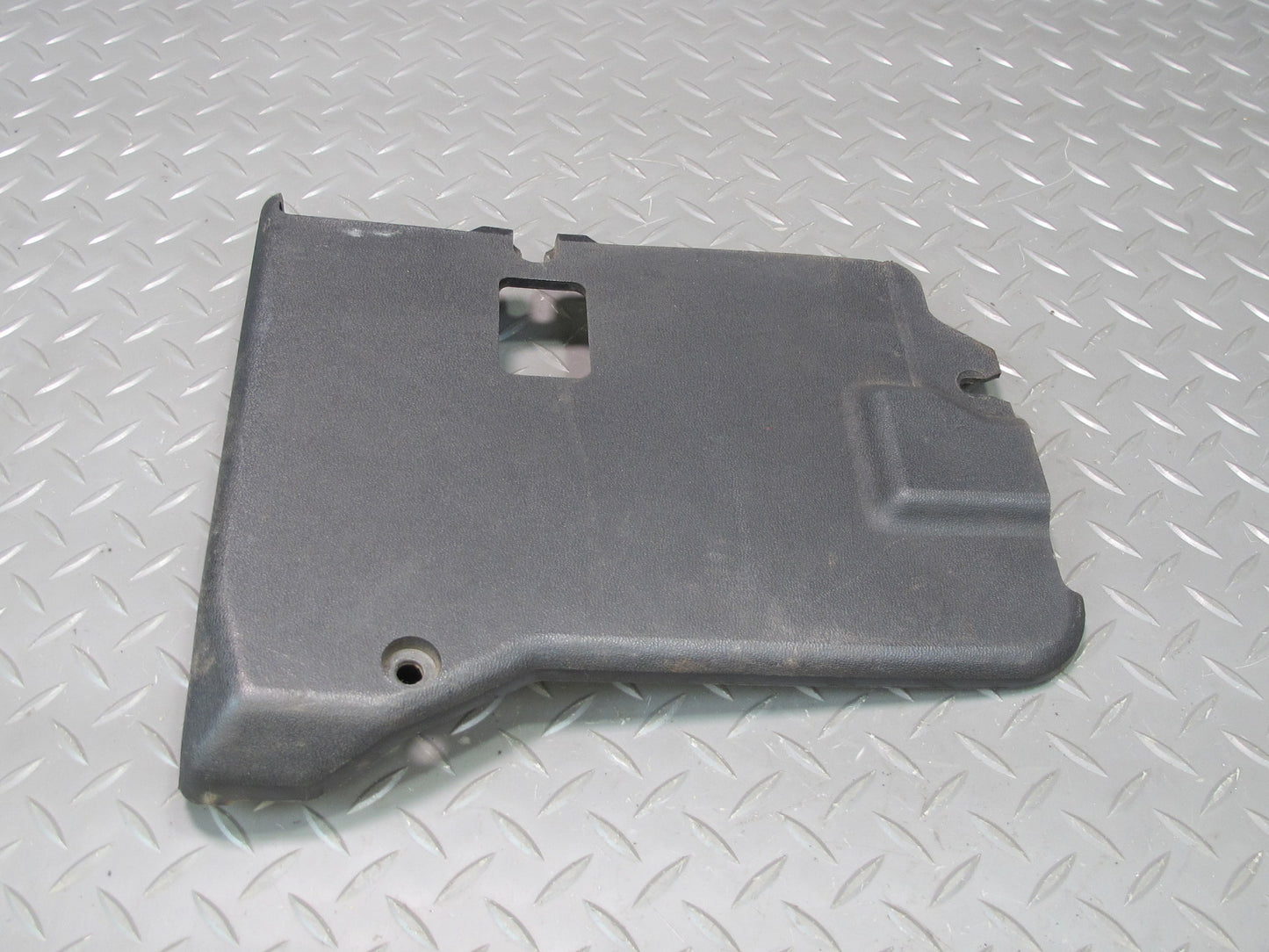 75-78 Datsun S30 280Z Front Left Driver Side Kick Trim Cover Panel Black OEM