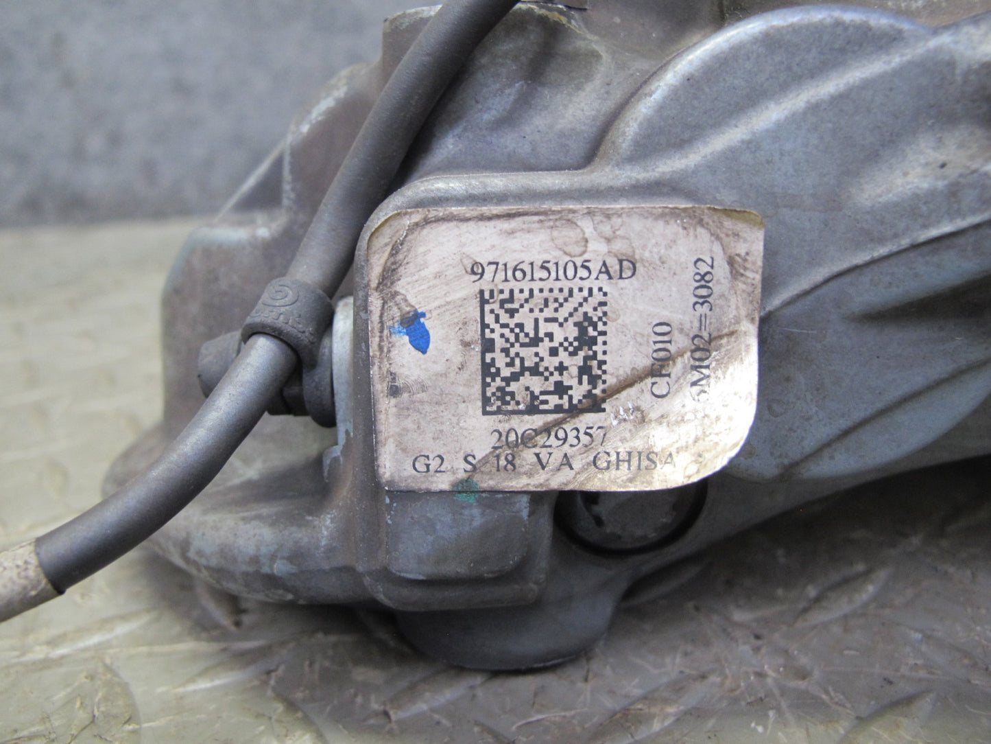 17-23 Porsche Panamera 4S 971 AWD 18" Front Left Brembo Brake Caliper 7PP615123