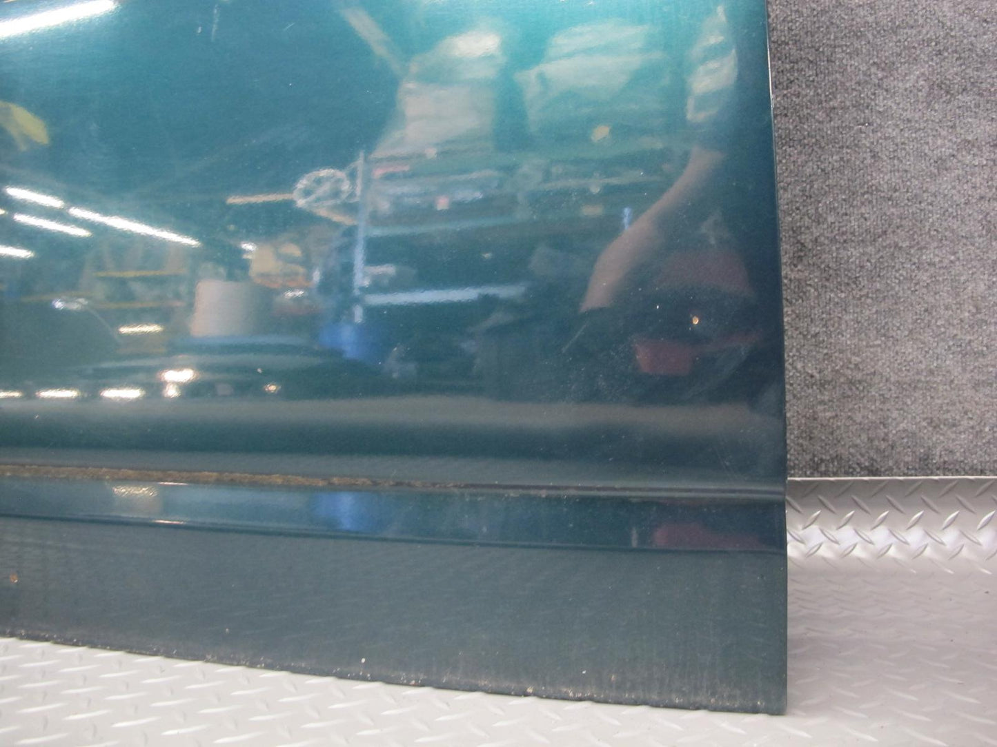 99-03 VW Eurovan T4 Front Left Door Shell Panel Green Pearl OEM