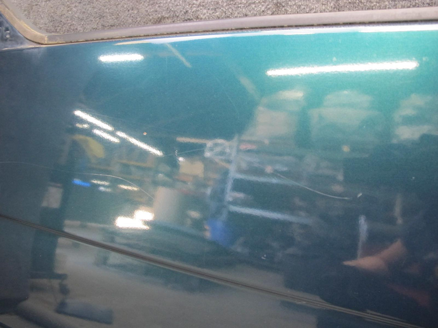 99-03 VW Eurovan T4 Front Left Door Shell Panel Green Pearl OEM